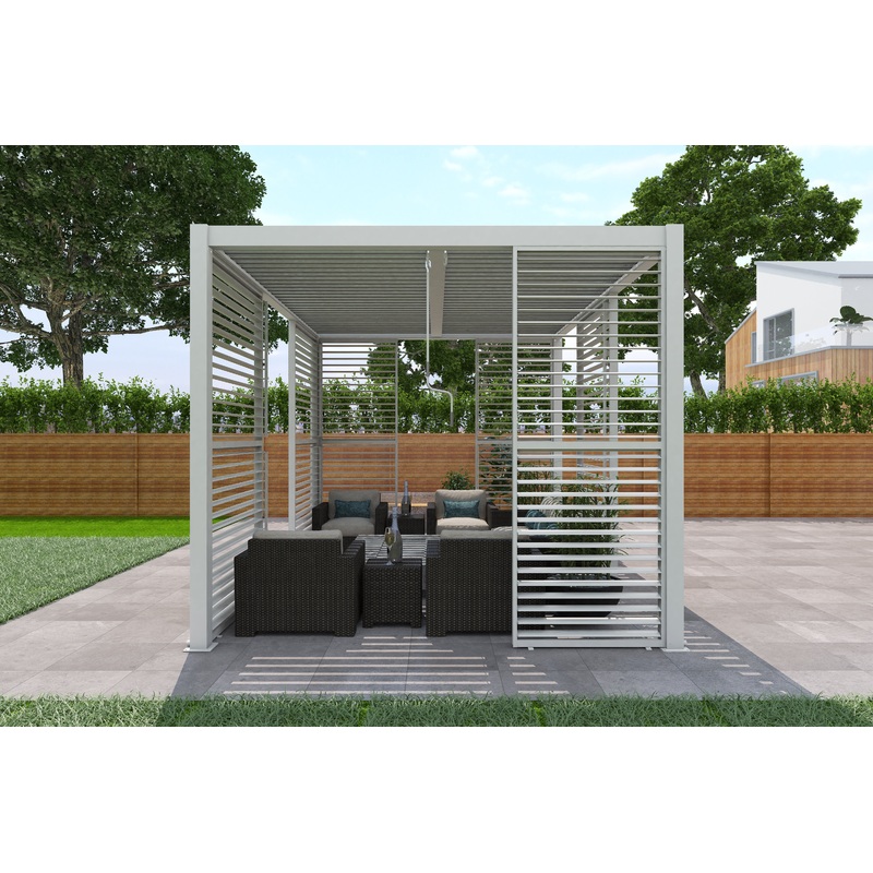 WHITE CALICANTUS 3X4 BIOCLIMATIC PERGOLA