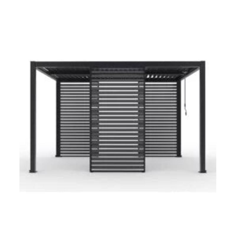 ANTHRACITE VENETIAN BLIND PANEL WITH INCLI