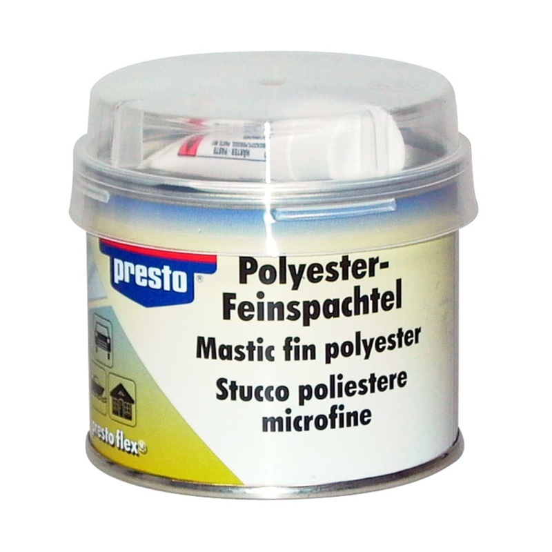 MICROFINE WHITE TWO-COMPONENT MULTI-SUPPORT PUTTY PRESTO 250 G
