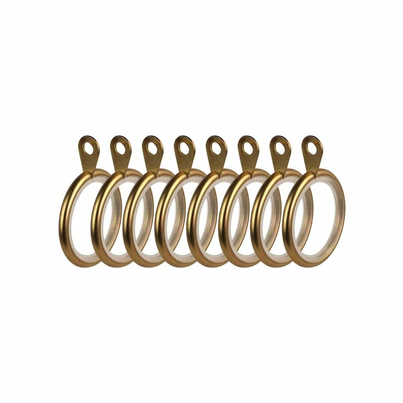 8 MANHATTAN RINGS SATIN GOLD D20