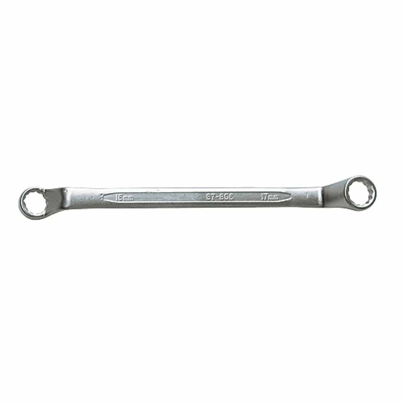 DEXTER POLYGONAL SPANNER 8X9MM, LENGTH 210MM CHROME VANADIUM