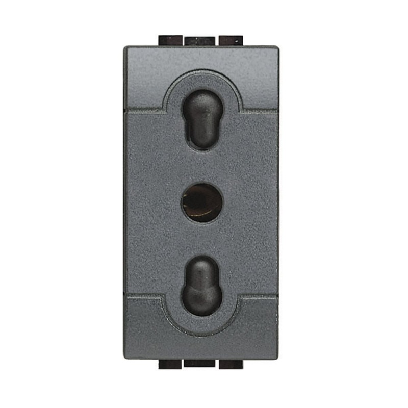 10/16A LIVING LIGHT ANTHRACITE SOCKET