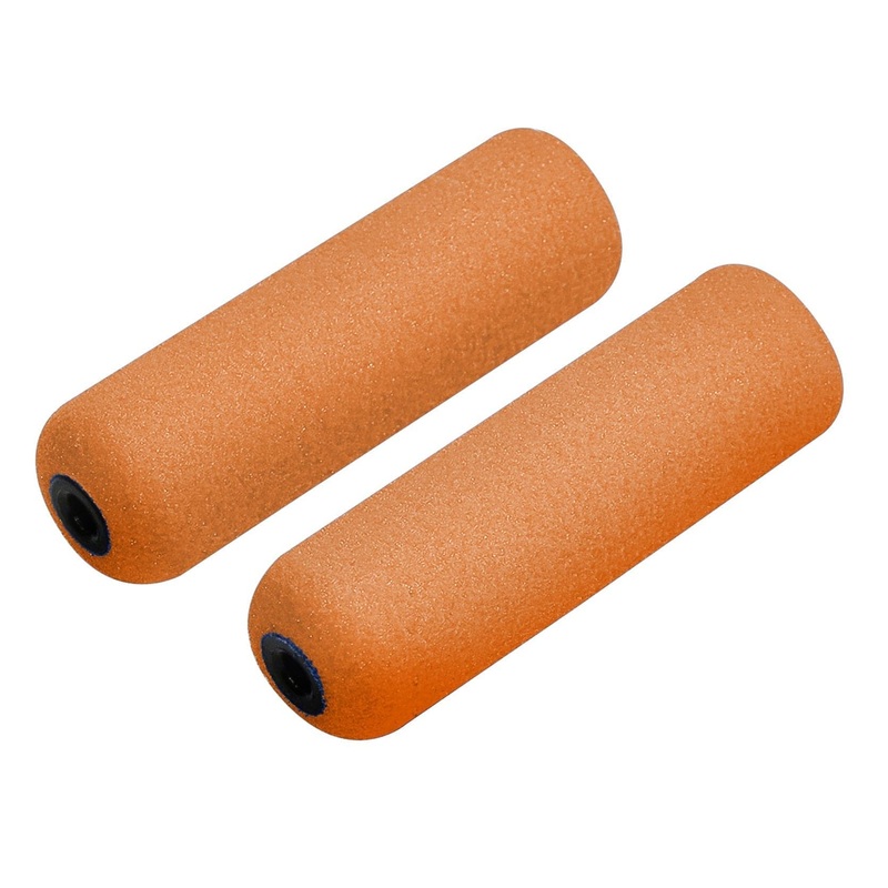 2 MINI-ROLLER REFILLS FOR WOOD MICROCRATER 11CM