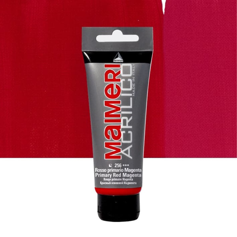 200ML ACRYLIC COLOUR PRIM RED – MAGENTA