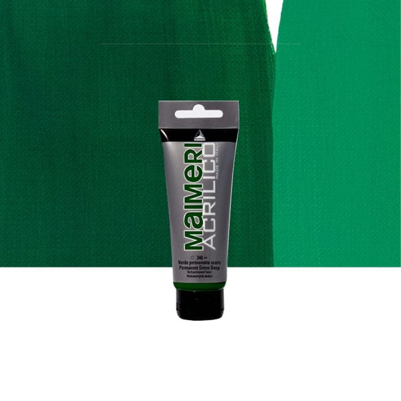 DARK PERMANENT GREEN ACRYLIC COLOUR 75ML