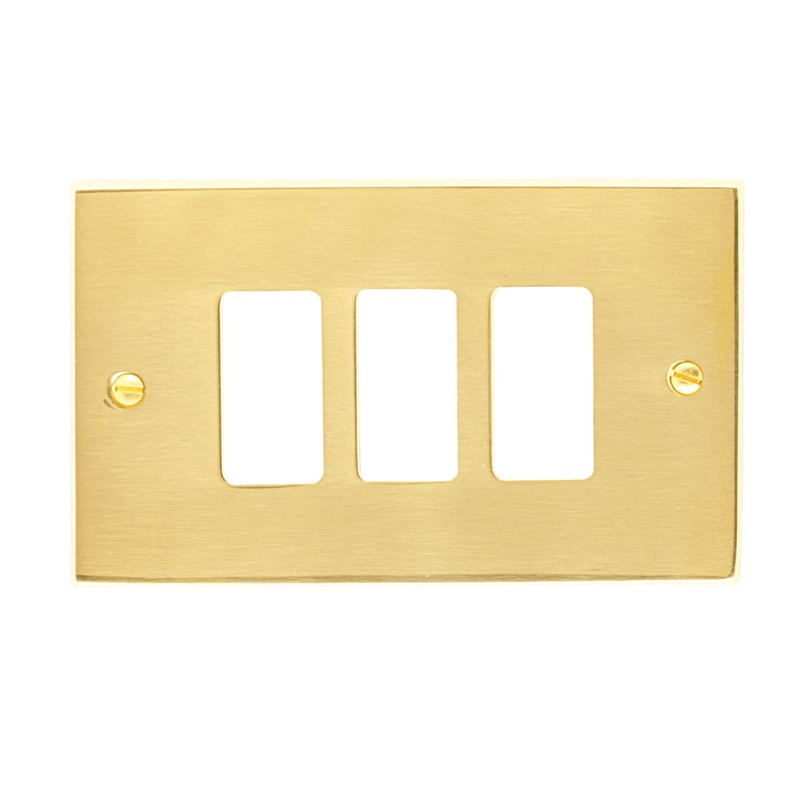 MAGIC 3-PLATE POLISHED BRASS