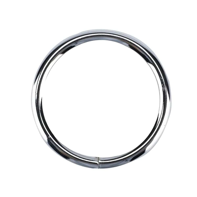 METAL RINGS D20 CHROME POLISHED 10 PIECES