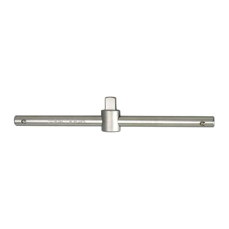 T-HANDLE FOR DEXTER SOCKETS, 1/2 INCH COUPLING, LENGTH 250 MM IN CHROME VANADIUM