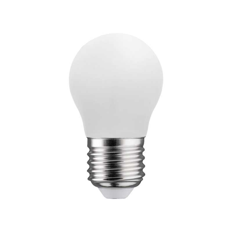 LED BULB E27=60W FROSTED SPHERE WARM LIGHT