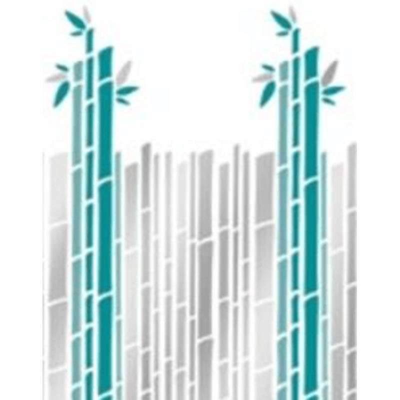 RUSH SHOWER CURTAIN W 180, H 200 CM VINYL