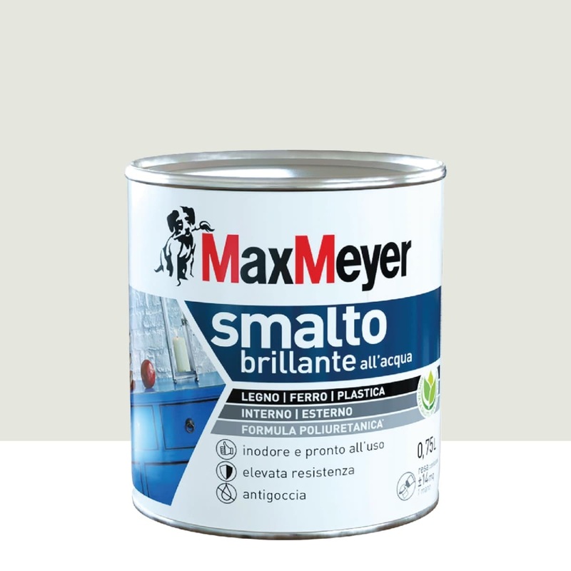 BRILLIANT ICE-WHITE POLYURETHANE WATER ENAMEL 750 ML