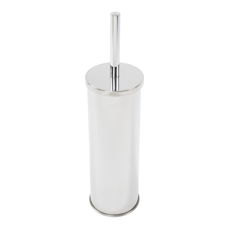 CHROME-PLATED WALL TOILET BRUSH HOLDER COLD WIND