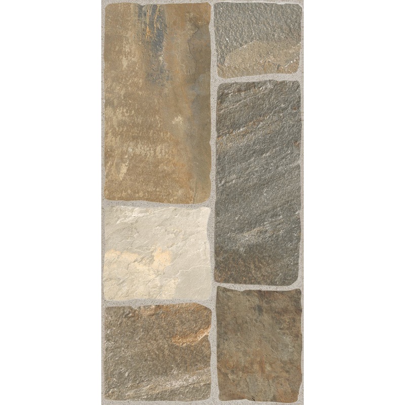 OUTDOOR FLOOR PEDRA MULTICOLOUR 30,2X60,4 1,68 SQM