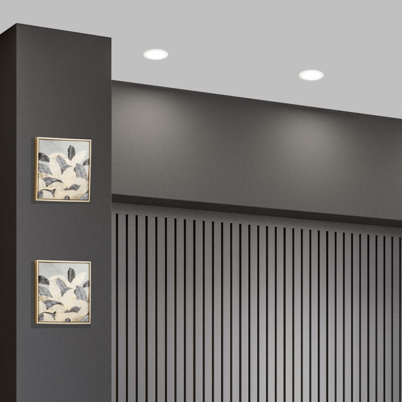 RECESSED SPOTLIGHT EXTRAFLAT ALUMINIUM WHITE D15.5 CM LED 12W NATURAL LIGHT IP20