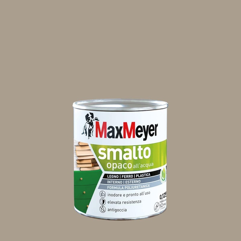 WATER-BASED POLYURETHANE ENAMEL DOVE GREY MATT 125 ML