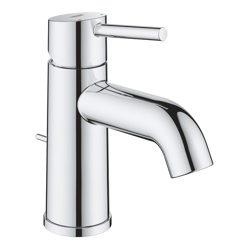 WASHBASIN MIXER GROHE CLOVA CLASSIC CHROME W/DRAIN