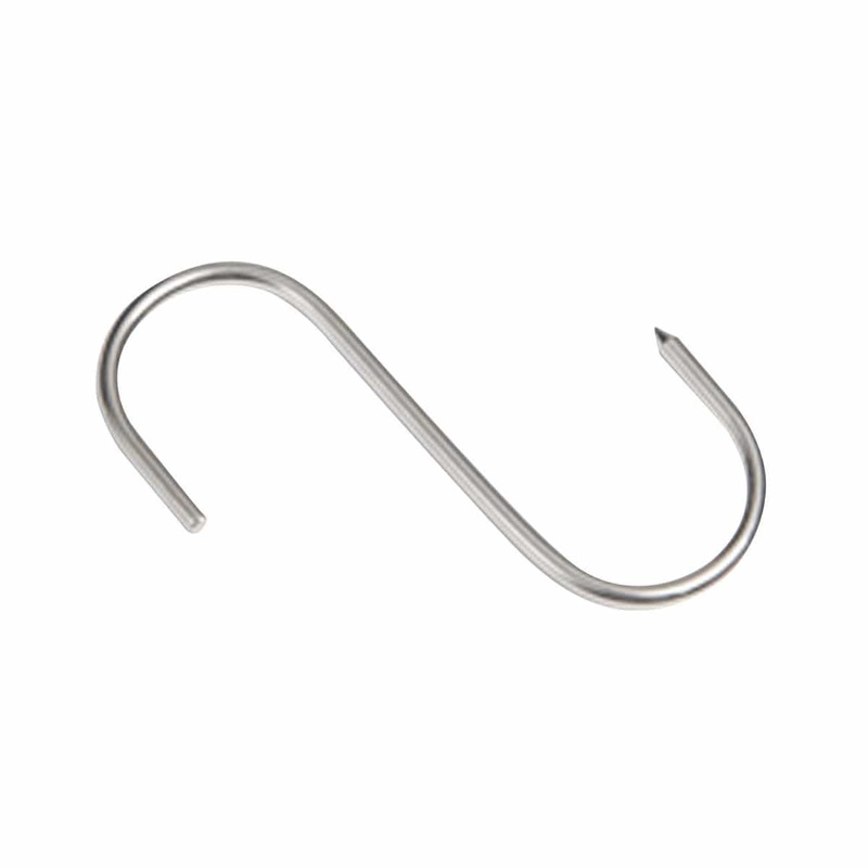 316 stainless steel butcher hook mm. 6 x 140