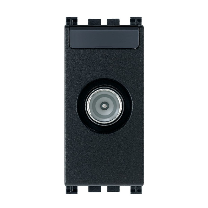 ARKE PASS-THROUGH TV SOCKET GRAY