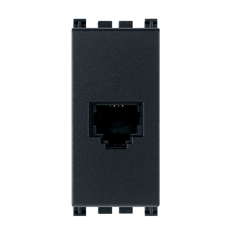 ARKE TELEPHONE JACK RJ11 GRAY