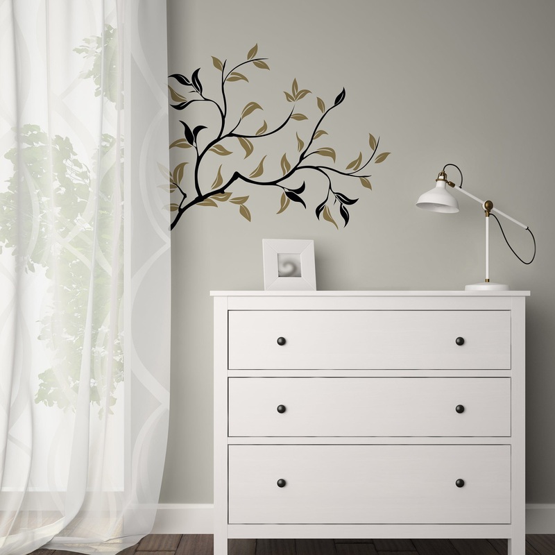 STICKER MURO GOLD RAMAGE L 47.5X67