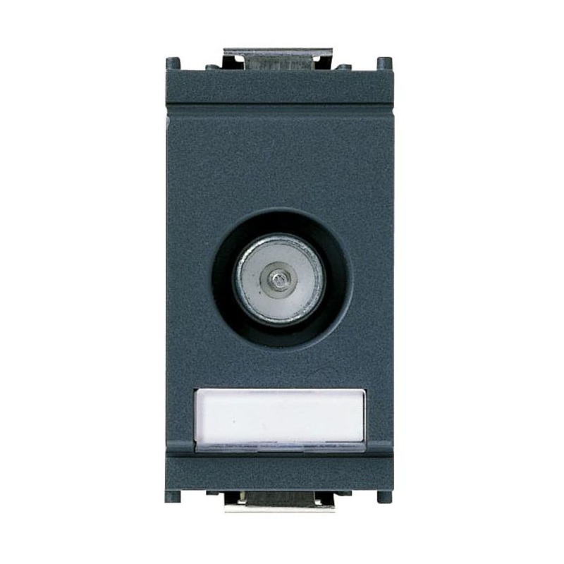 TV/SAT SOCKET DERIVED IDEA GRAY