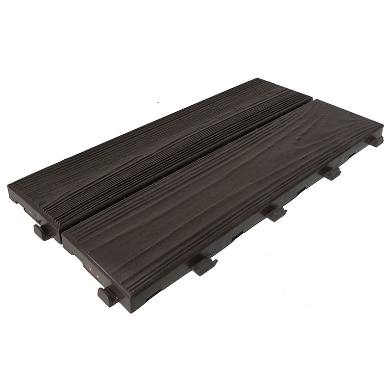 0.5MQ TILES EASYWOOD BEIGE/BROWN 39X18X1.7