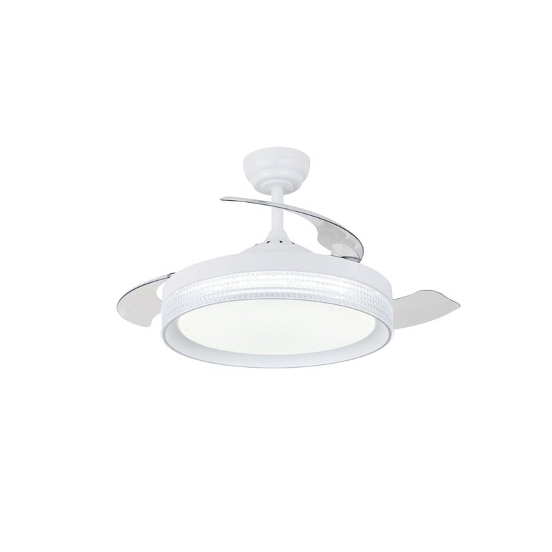 ALBATROS CEILING FAN PLASTIC WHITE D106 CM LED 72W CCT