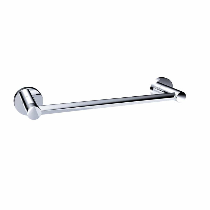 TOWEL RACK L 45 CM SCREWS OR ADHESIVE 3M STYLE SENSEA CHROME