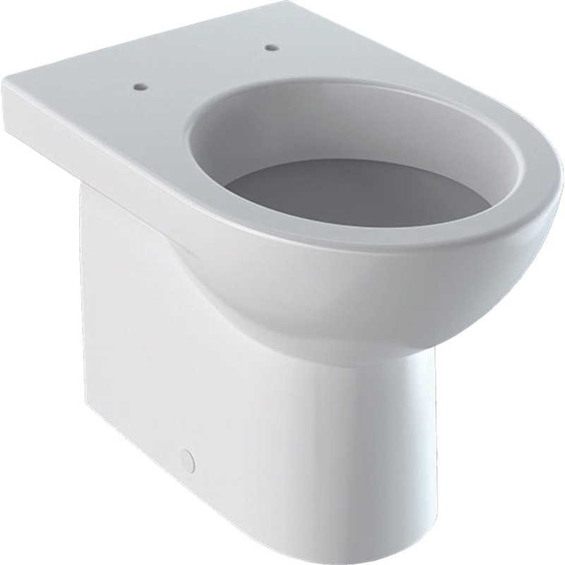 WC FLUSH TO WALL SELNOVA BTW 53X35 WHITE