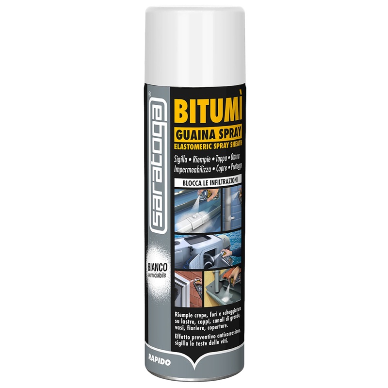 WHITE BITUMEN SHEATHING SPRAY 500ML