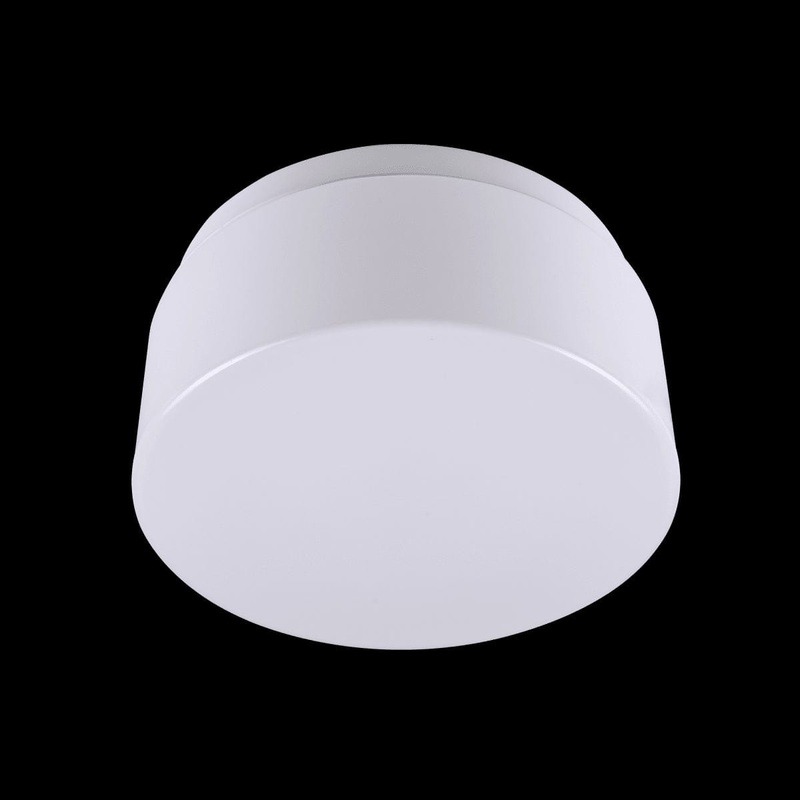 WHITE PLASTIC BATHROOM CEILING LIGHT 25 CM 2xE27=12W IP44