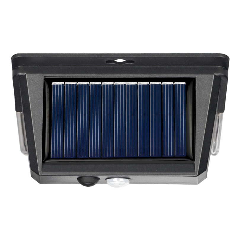 2 SOLAR SCONCES BEGUR PLASTIC BLACK 11.5X10.3X5.7CM LED 21W LIGHT FR WITH MOTION SENSOR