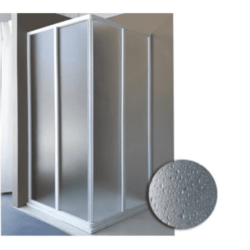 68/79 X 68/79 SQUARE SHOWER STALL POLYSTERE WHITE BAHAMAS