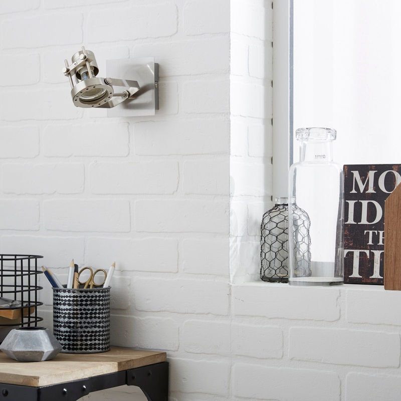 TECHNIC SATIN CHROME SPOTLIGHT 1XGU10=10W