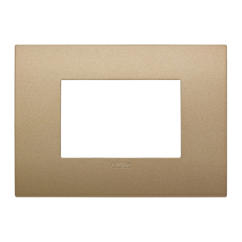 ARKE CLASSIC 3 PLACES PLATE MATT GOLD