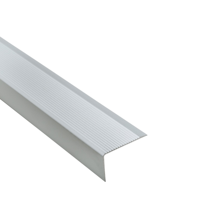 25X40X1.5MM ANODIZED ALUMINUM STEP PROTECTION PROFILE 1M MATTE