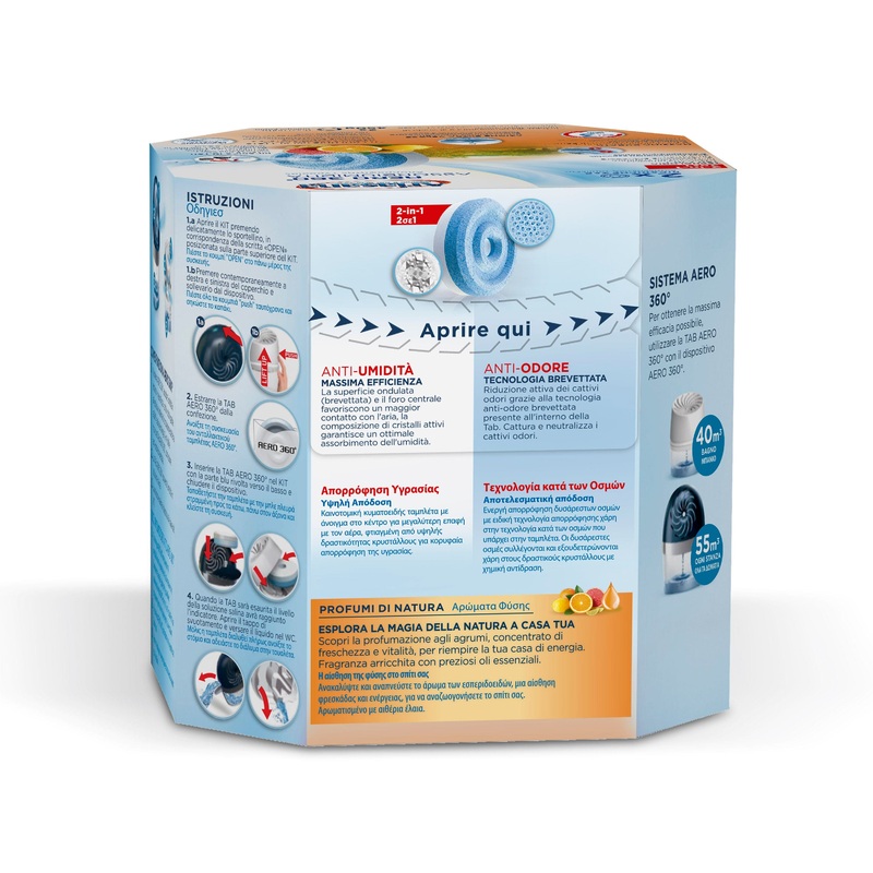 ARIASANA AERO 360 TAB BIPACK CITRUS 450GR