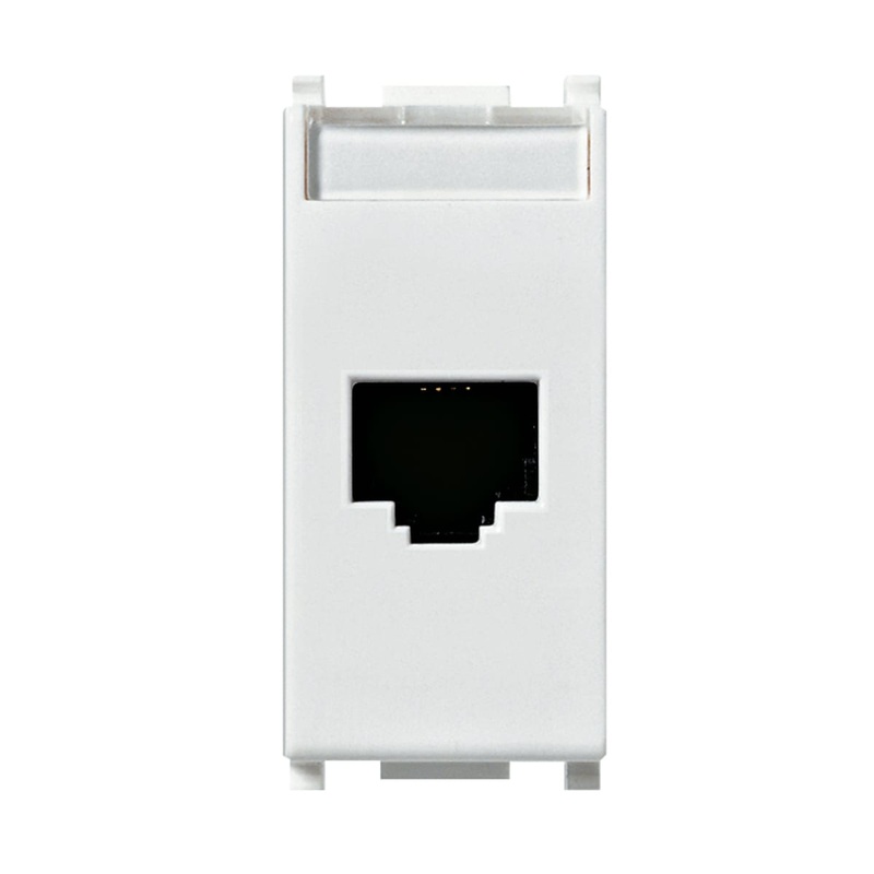 AVAYA RJ45 PLANA SOCKET WHITE