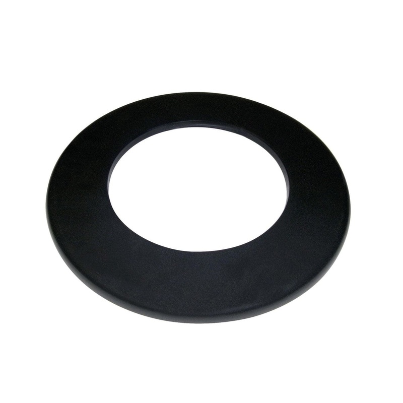 STEEL WOOD ROSETTE 2MM DIA 130MM BLACK