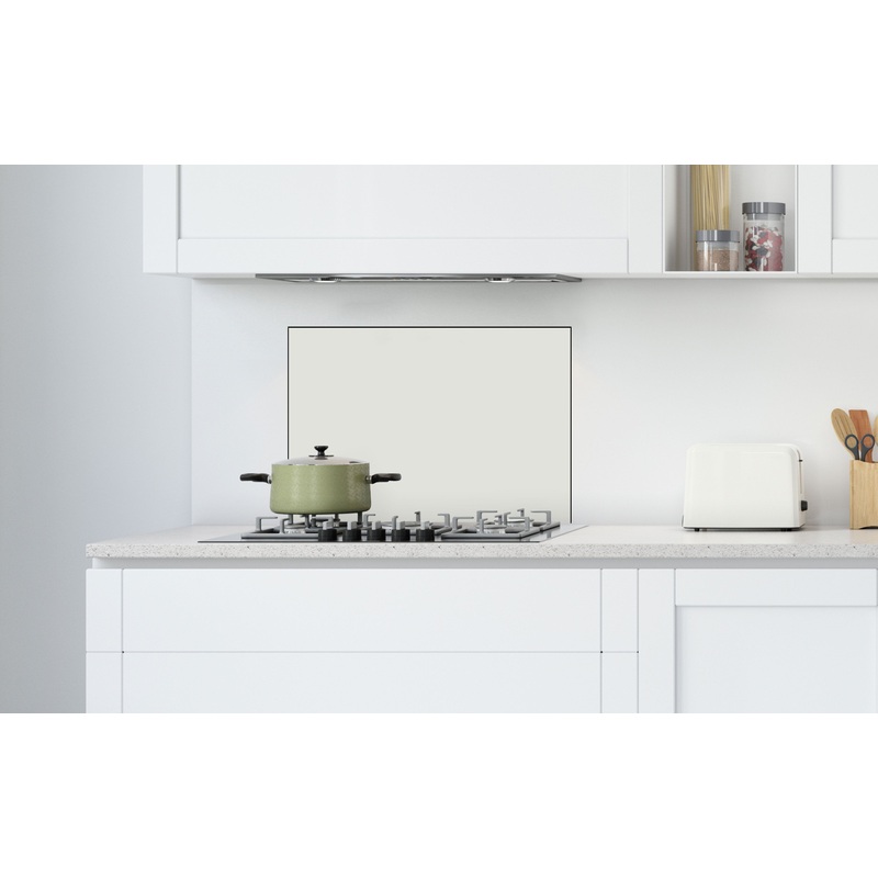 60X49CM WHITE ALUMINUM SPLASH GUARD PANEL