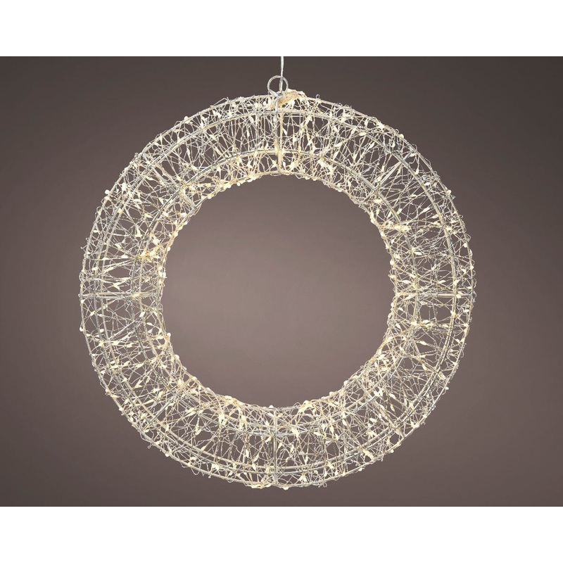 WREATH LIGHT 500 MICROLED WARM LIGHT DIAM 38 CM