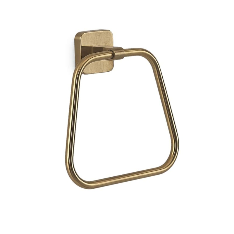 TONGA GOLD MATT RING TOWEL HOLDER