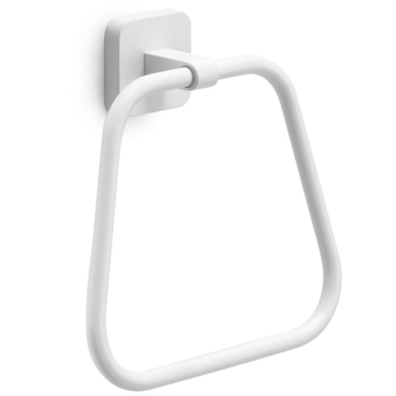TOWEL HOLDER RING TONGA BCO MATT