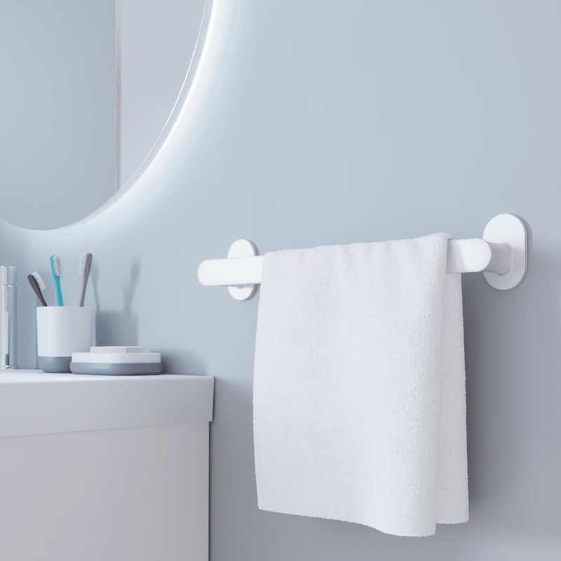 TOWEL RACK 35 CM EASY WHITE