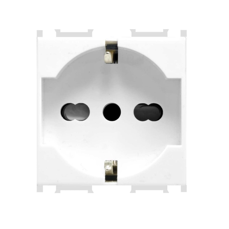 UNIVERSAL FLAT SOCKET WHITE