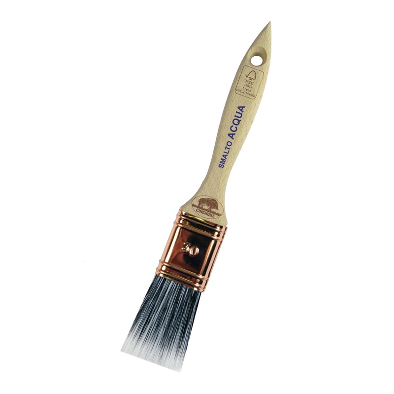 WATER BASED ENAMEL BRUSH MM 30 – FSC HANDLE – BOAR