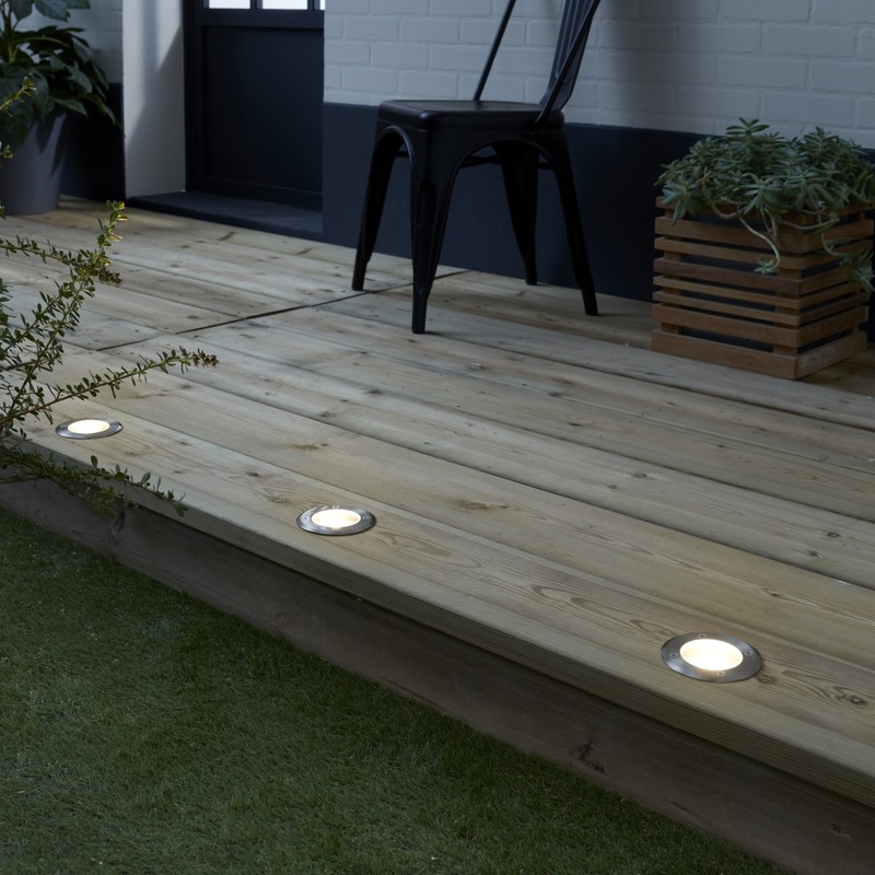 3 RECESSED SPOTLIGHTS FOGGIA ALUMINUM D10 CM GU10=15W IP65-67