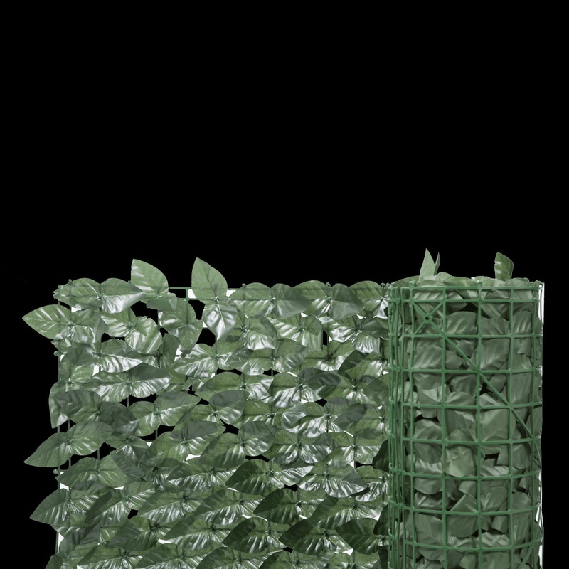 ARTIFICIAL HEDGE 1X3MT WITH LAUREL LEAVES