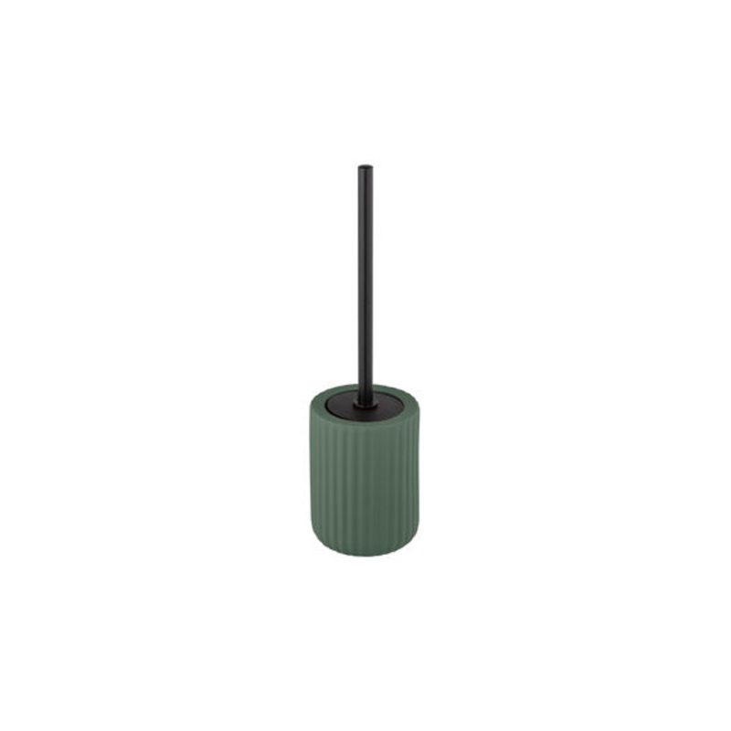 BELLUNO GREEN CERAMIC TOILET BRUSH HOLDER