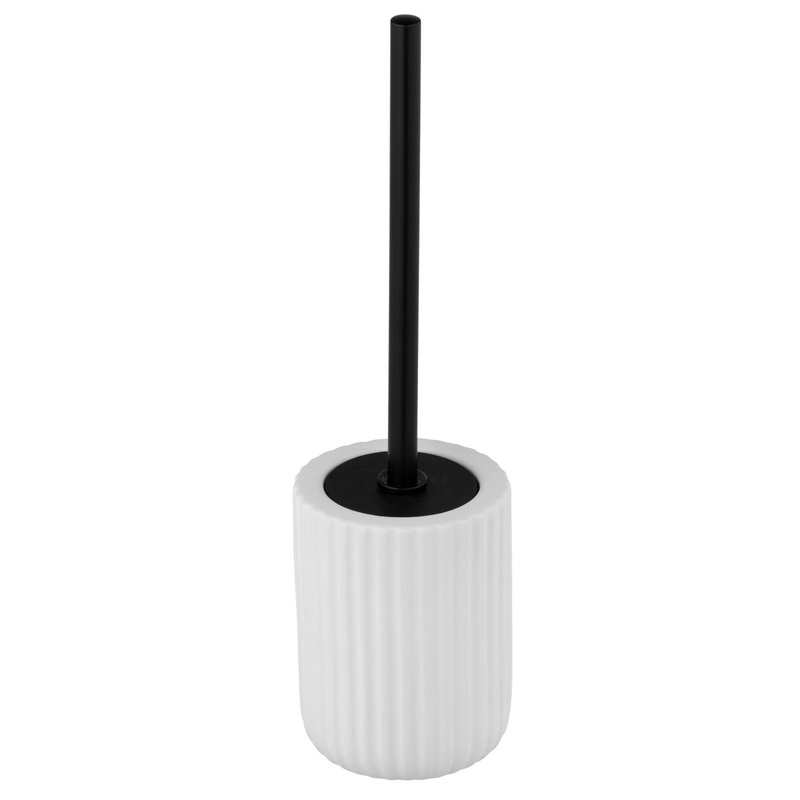 BELLUNO WHITE CERAMIC TOILET BRUSH HOLDER
